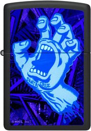 Zippo Santa Cruz Hand Illuminated Black Unisex