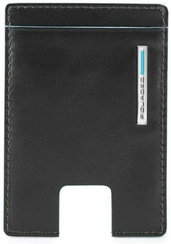 Piquadro Black Cc Holder Men