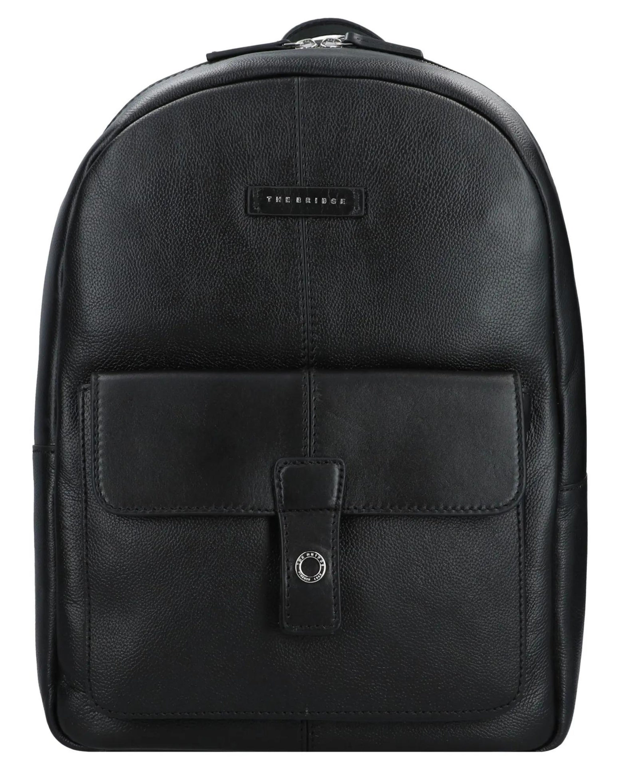 The Bridge Zaino Medio linea Biagio in Pelle Nero Unisex