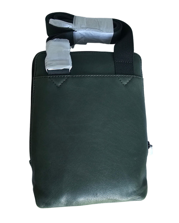 Piquadro In Pelle Con Tasca Porta Ipad Mini Verde Uomo-2