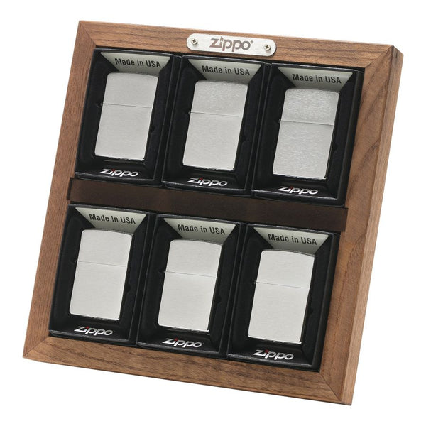 Zippo Display Stand 6 Places Showcase Lighters