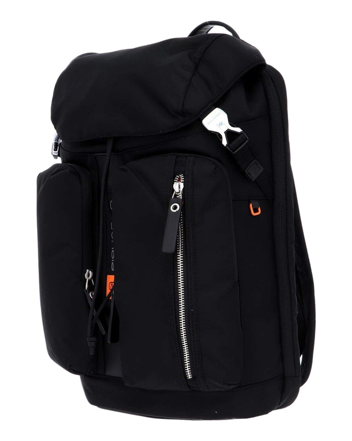 Piquadro In Regenerated Nylon With Laptop Pocket Black Unisex 2