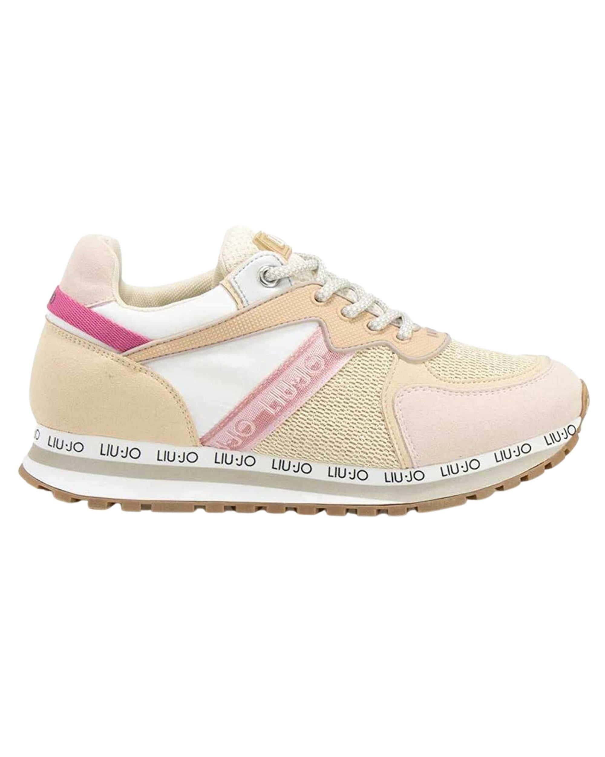 Liu Jo Sneakers Wonder 7 Similpelle Rosa/Multicolore