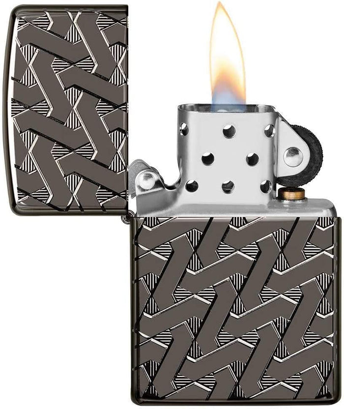 Zippo Windproof Refillable Made In Usa Grey Unisex 3