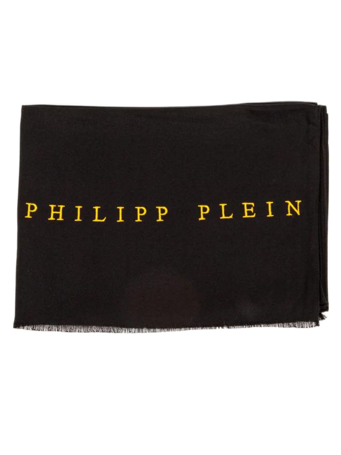 Philipp Plein Sciarpa Viscosa Nero Made in Italy 1