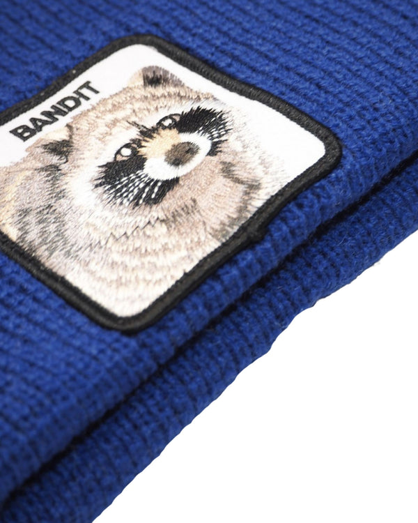 Goorin Bros. Cappello Beanie Hat Cuffia Con Patch Frontale E Logo Su Lato Blu Unisex-2