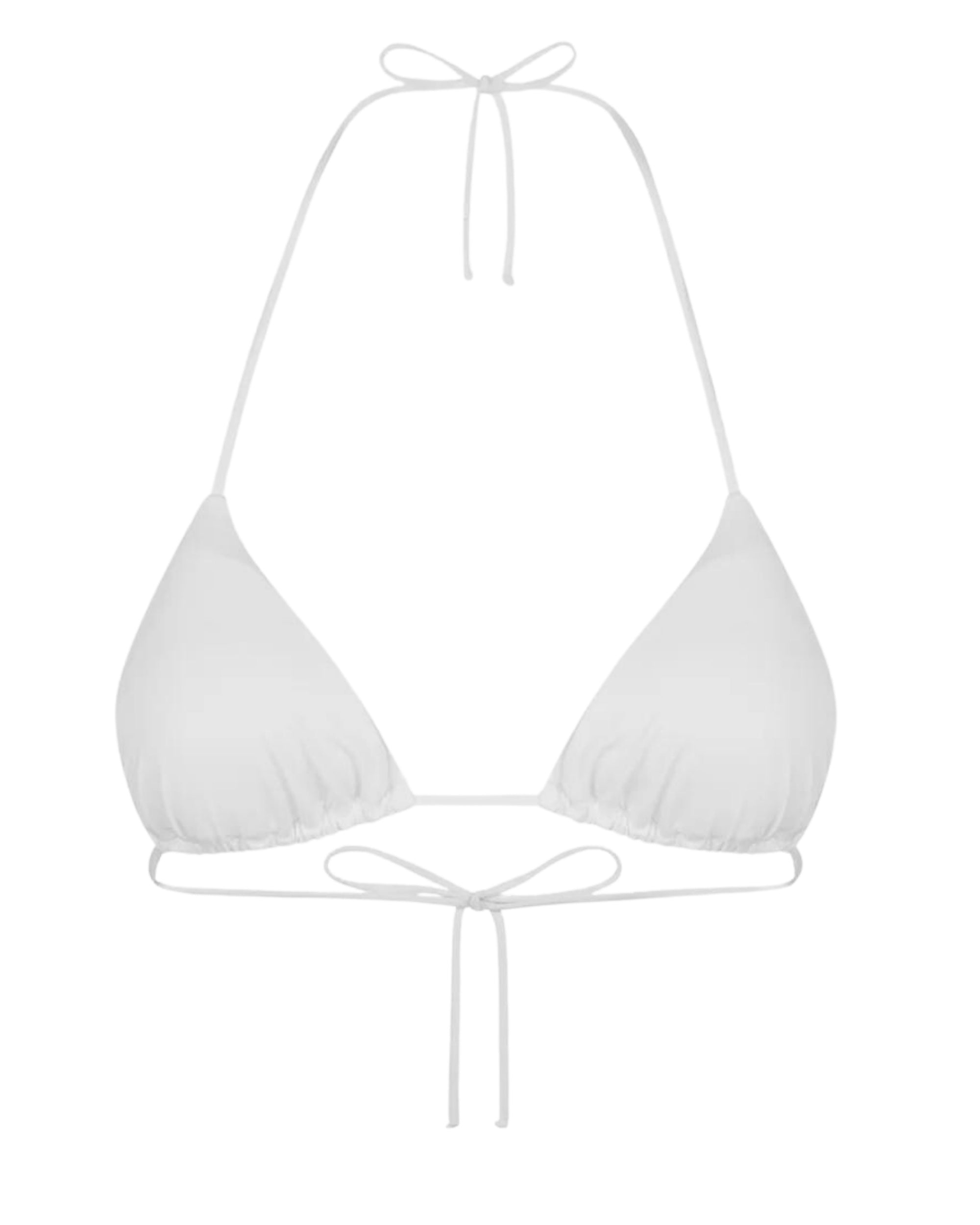 Mefui Basic Triangle Bra White Women