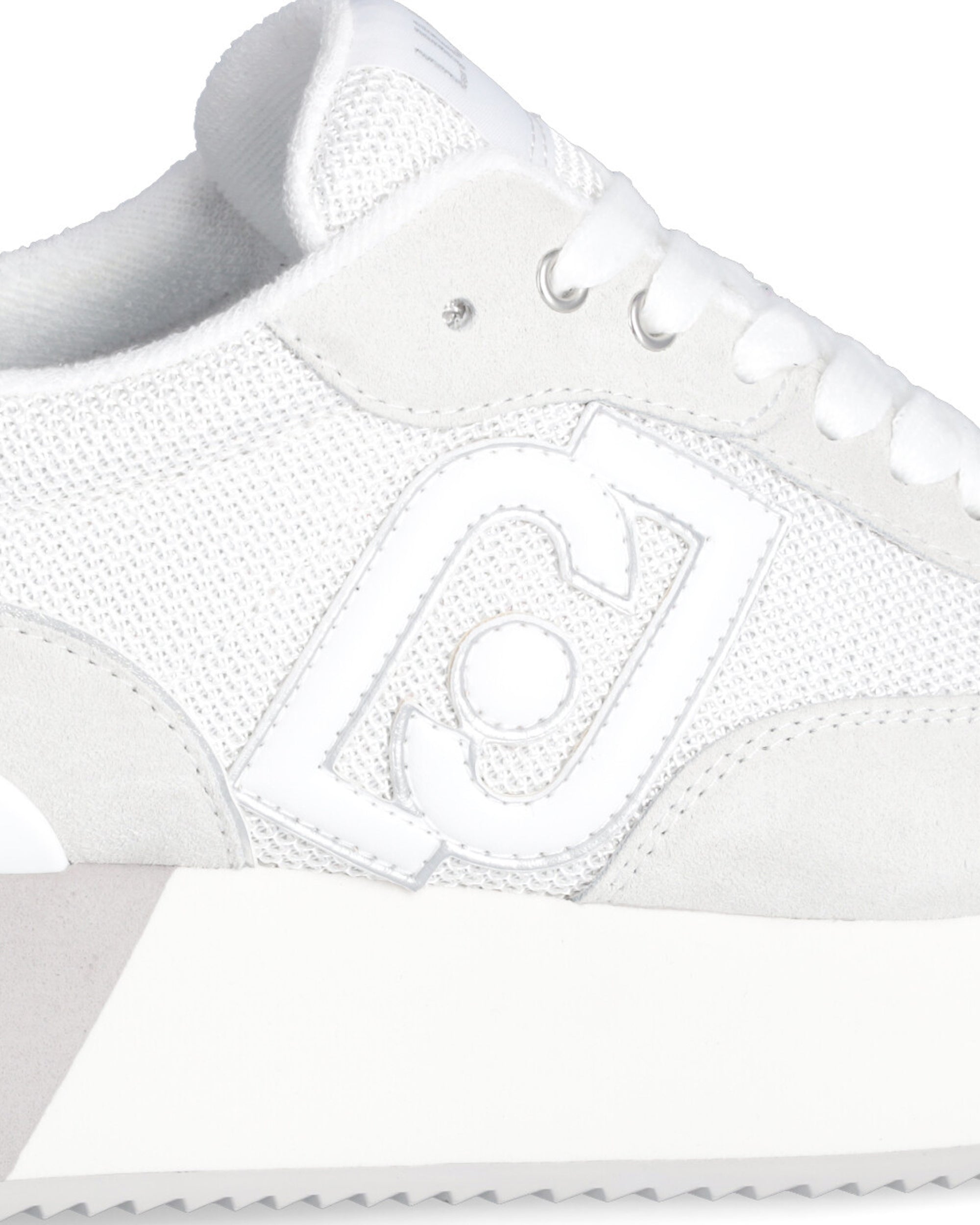 Liu Jo Sneakers Pelle/Suede/Mesh Bianco Dreamy 02