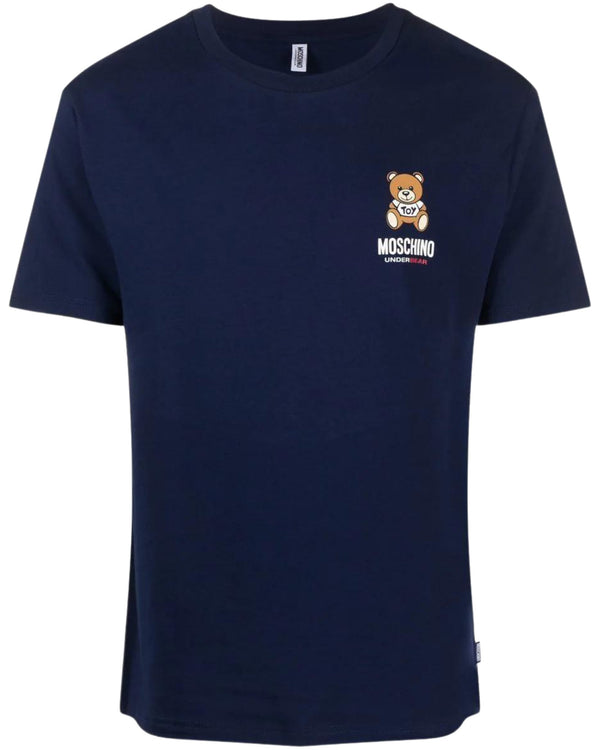 Moschino Underbear T-Shirt intimo Cotone Blu