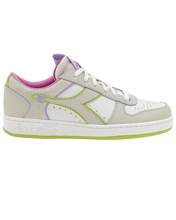 Diadora Sneakers Magic Basket Low Label WN Pelle Bianco