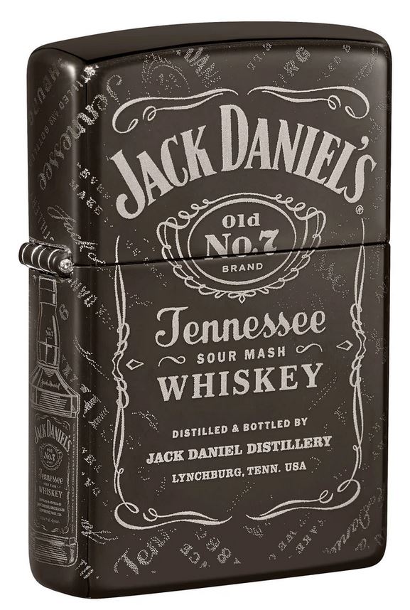 Zippo 360 Degrees Print Jack Daniel's Silver Unisex 1