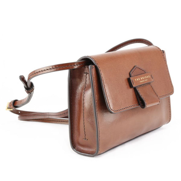 The Bridge Linea Cernaia Clutch Shoulder Bag Brown Women-2