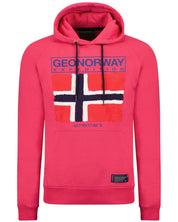 Geographical Norway Geonorway Hoodie Pink Men