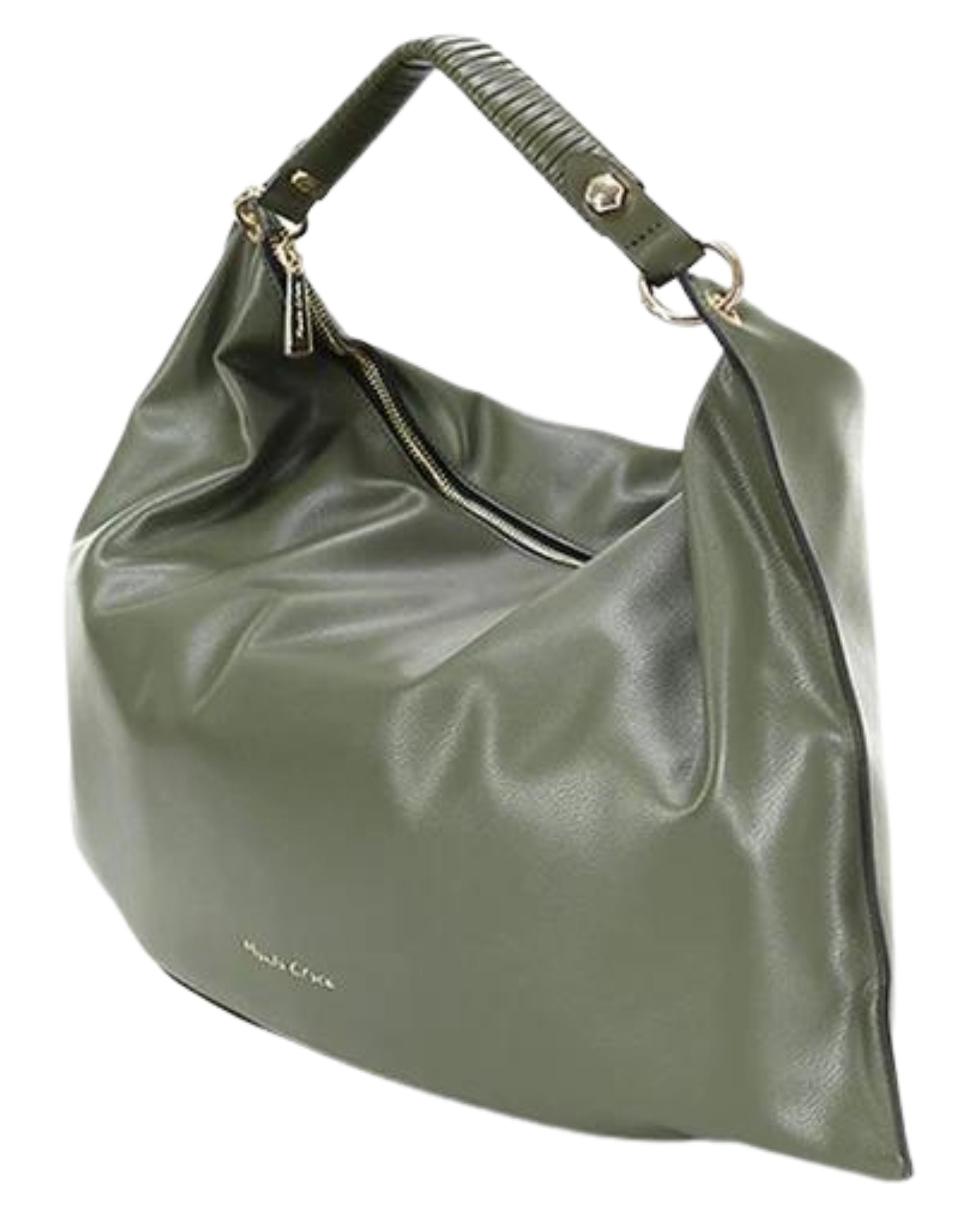 Manila Grace Larissa Green Shoulder Bag