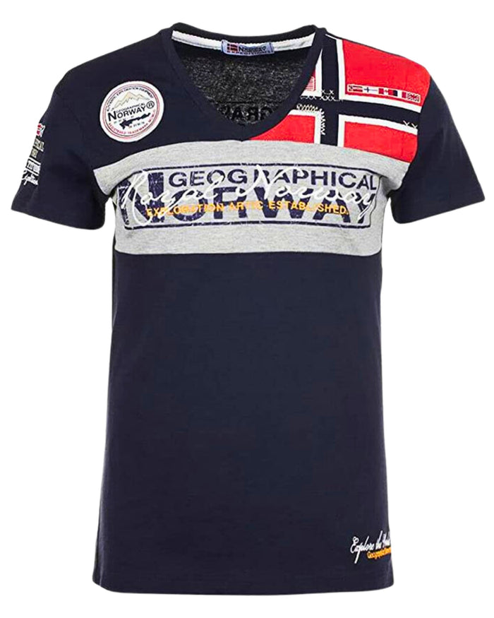 Geographical Norway Ss Men Best100 Blu Uomo 2