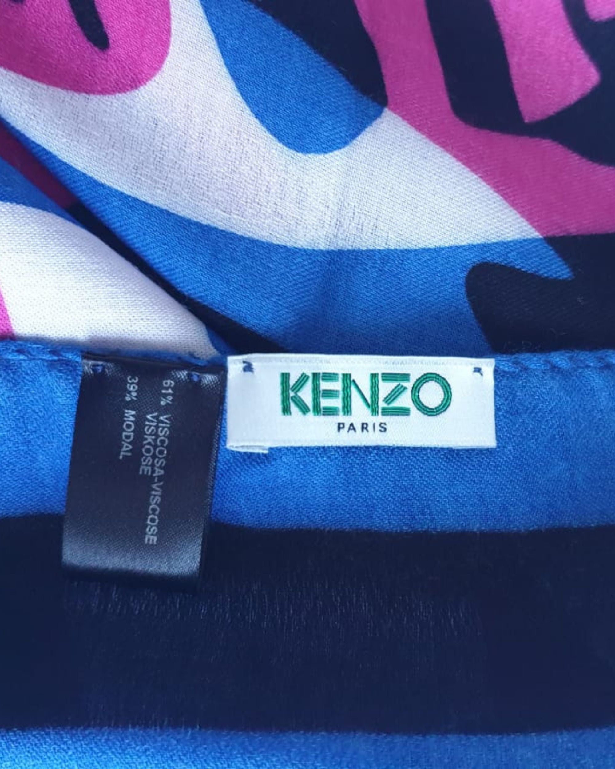 Kenzo Stola Pashmina 135x135 cm Modal Viola