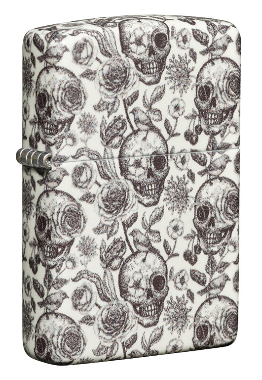 Zippo Skulls Glow In The Dark 360 Degrees Multicolor Unisex