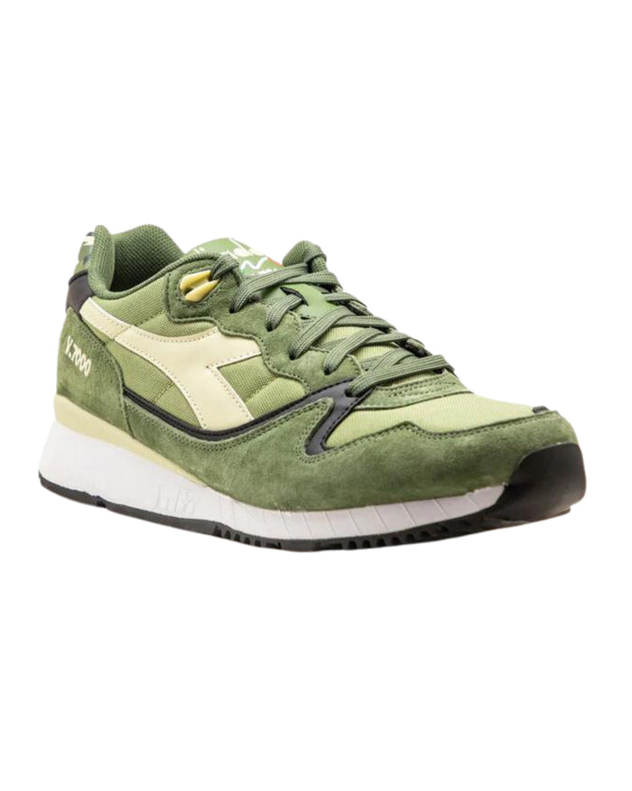 Diadora V7000 Green Leather Sneaker 2