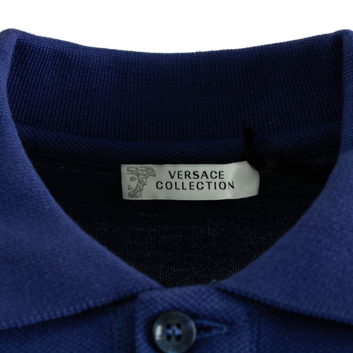 Versace Maglia Manica Corta Blu Uomo 4