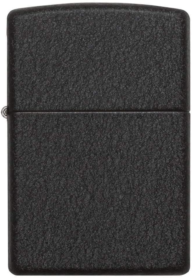 Zippo Black Crackle Nero Unisex 2