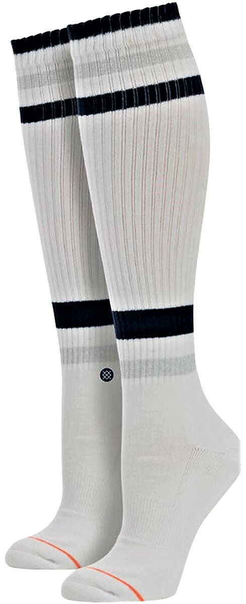 Stance Calze Casual Alte Bianco Donna 1