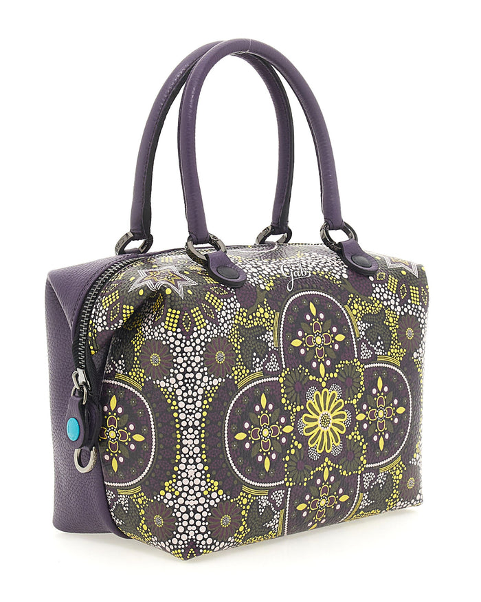 Gabs Zaino Trasformabile Hobo Shopper Tote Bauletto Arte Multicolore in Pelle 4