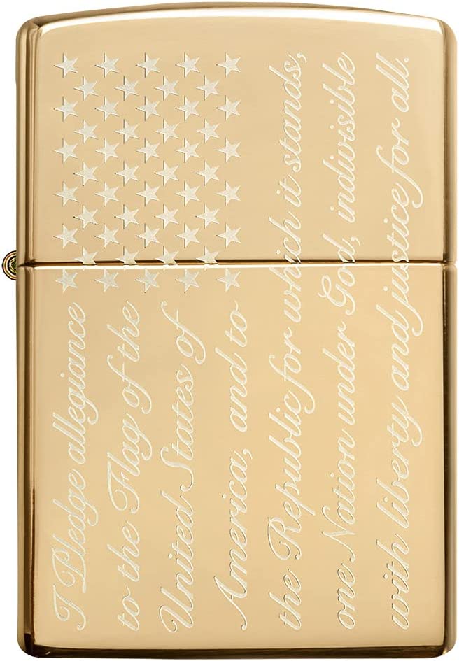 Zippo Windproof Refillable Made In Usa Gold Unisex  2