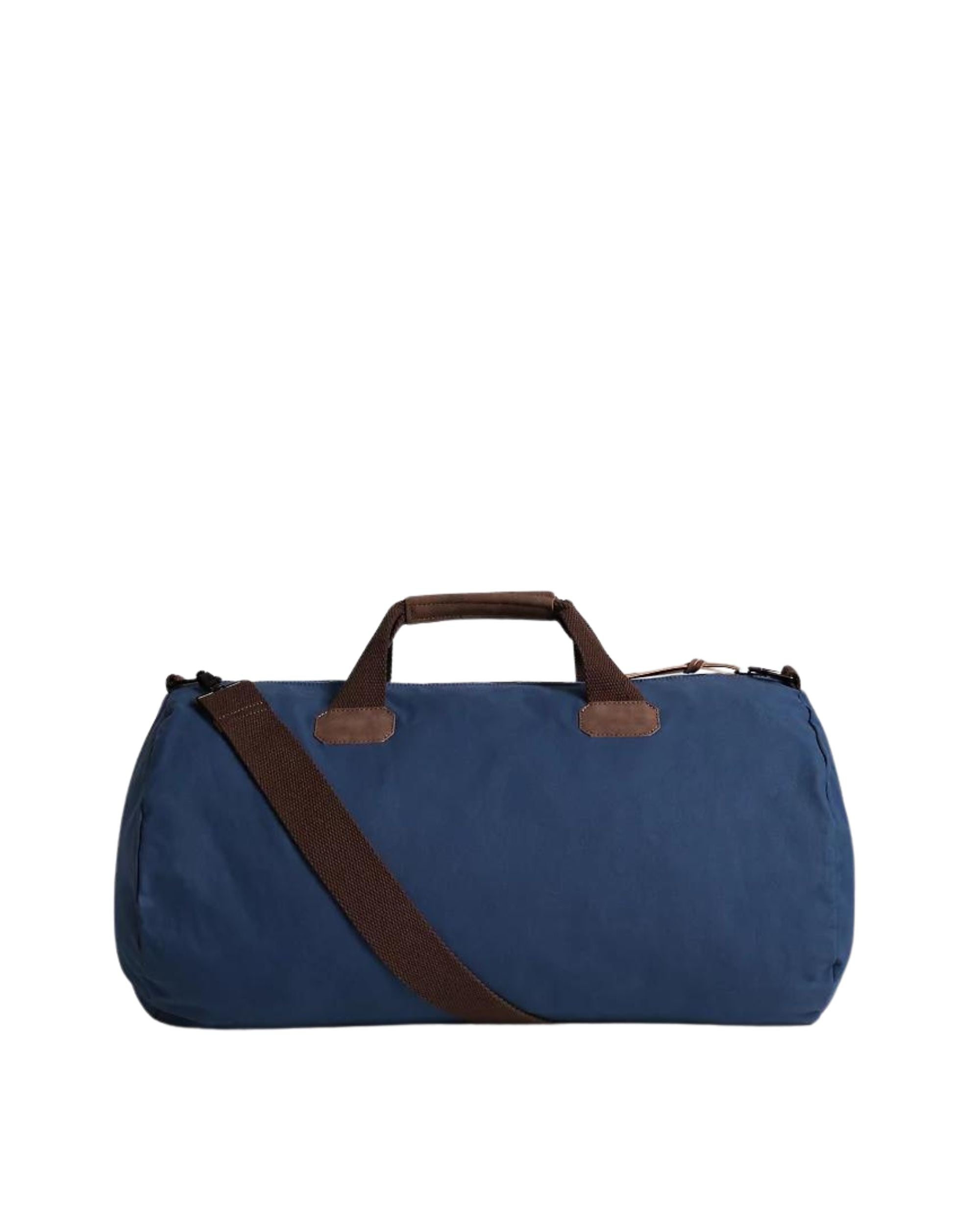 Napapijri Borsa da Viaggio con Tracolla Amovibile e Regolabile Blu in Cotone Cerato