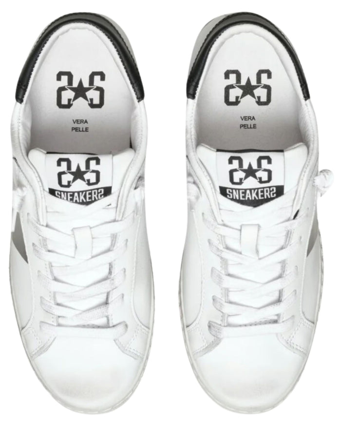 2star Sneaker Low Con Banda Laterale Bianco Uomo 3