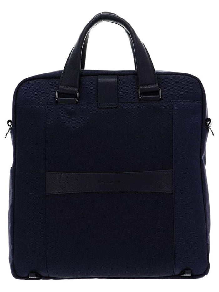 Piquadro Uomo Donna Cartella Verticale Porta Pc E Ipad Blu Unisex 3