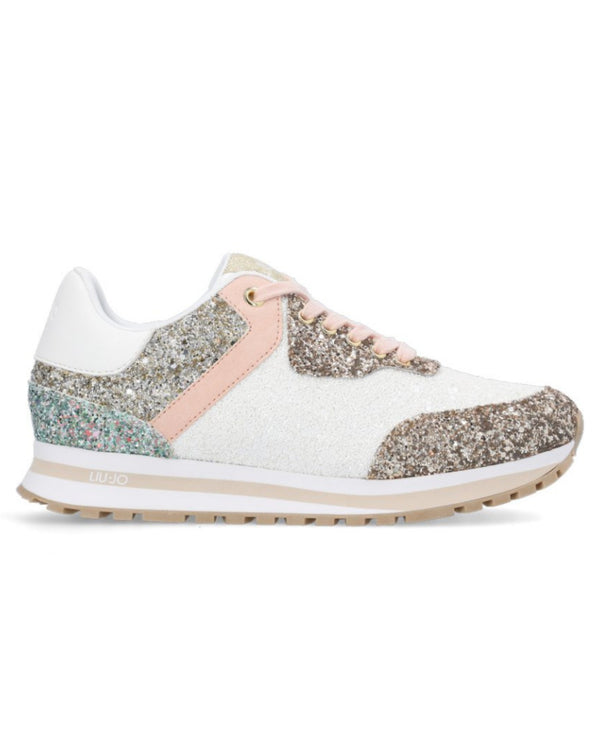 Liu Jo Sneakers Wonder 501 Glitter Bianco