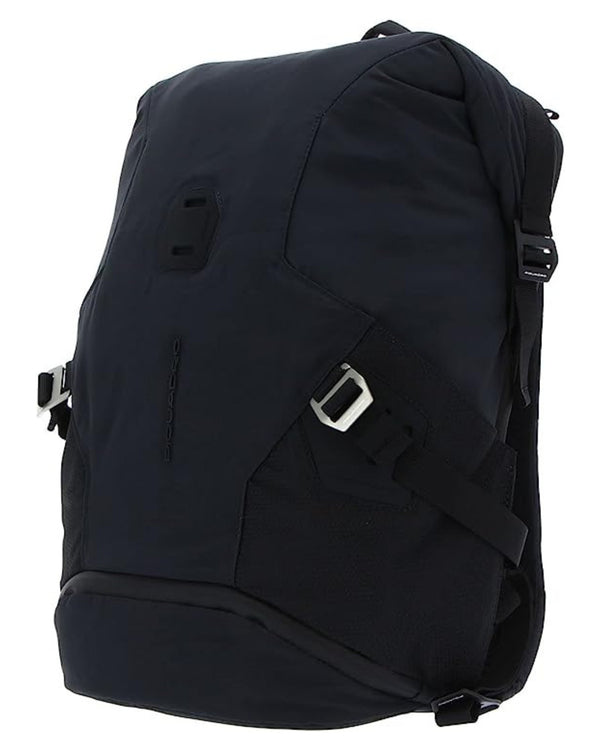 Piquadro With Laptop Pocket In Recycled Fabric Antiviral Black Men-2