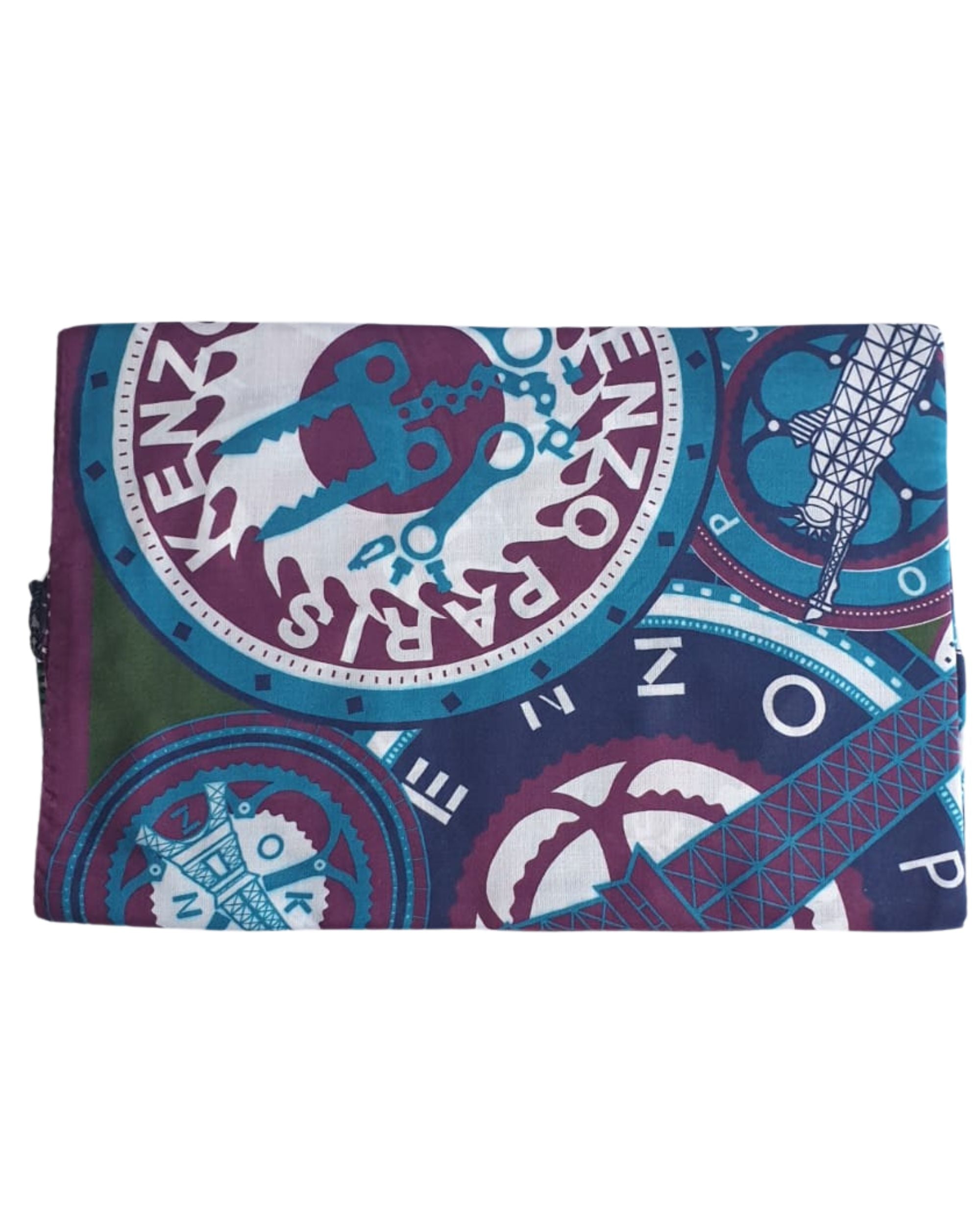 Kenzo Stola Pashmina 140x120 cm Modal Multicolore