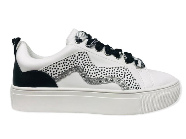 Manila Grace Sneakers Low Top Bianco