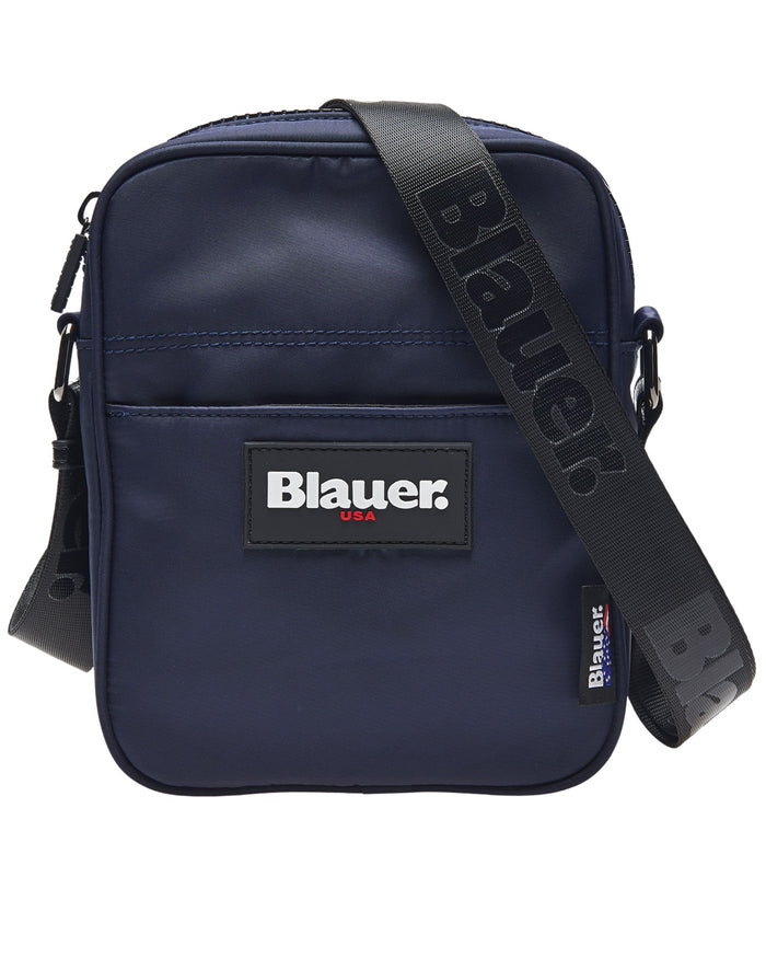 Blauer Nylon Crossbody Bag
 Basic Camera Easy Blue Man 1