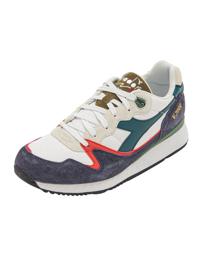 Diadora Sneaker V7000 Pelle Scamosciata Navy Multicolore 2