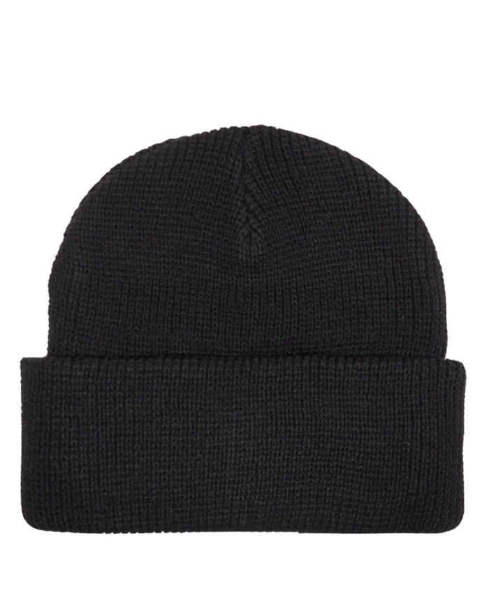 Goorin Bros. Cappello Beanie Hat Cuffia Con Patch Frontale E Logo Su Lato Nero Unisex 2