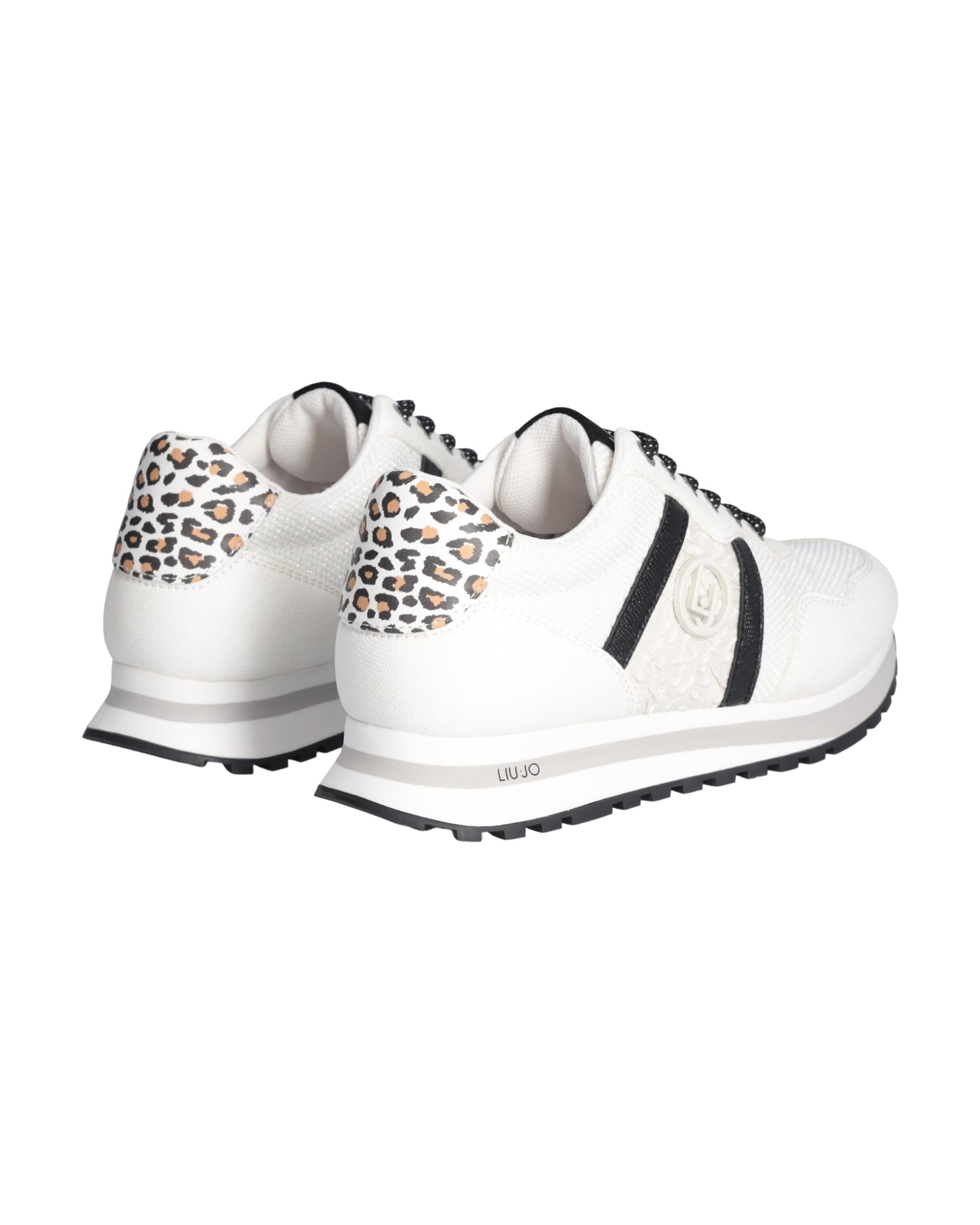 Liu Jo Sneakers Bianca Dettagli Neri