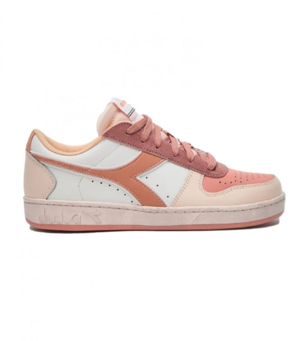 Diadora Sneakers Magic Basket Low Icona Pelle Rosso