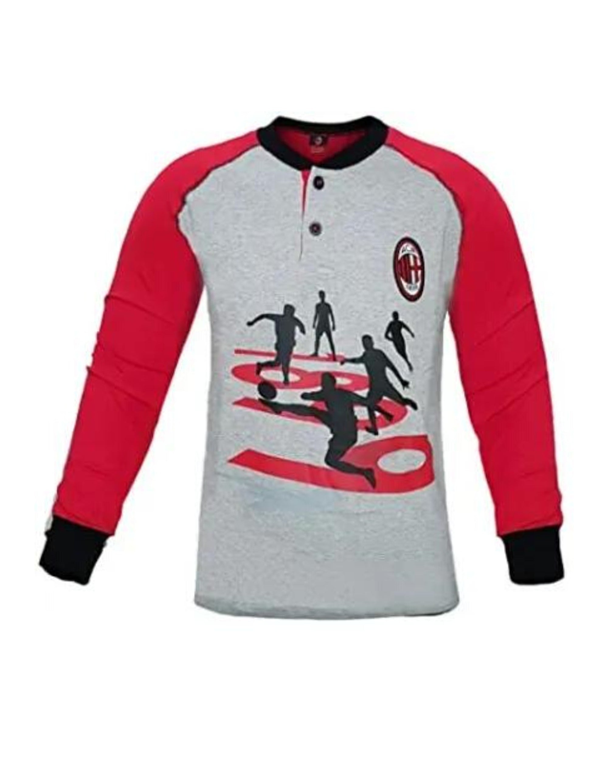Pigiama Ac Milan Homewear Man Nero Uomo