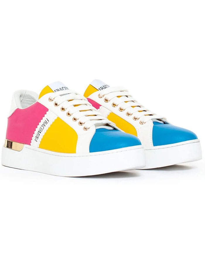 Fracomina Low Lace-Up Sneakers White Women 4