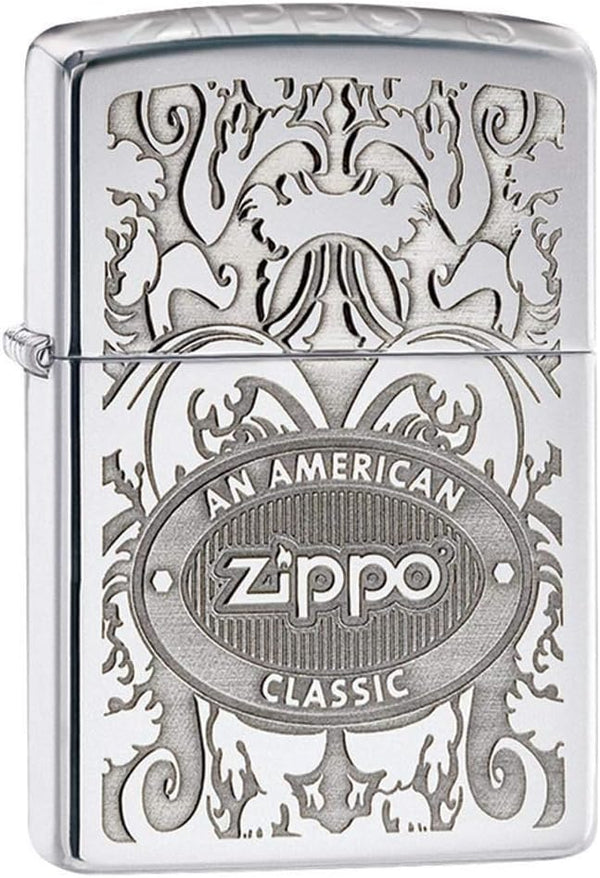 Zippo Antivento Limited Edition Made In Usa Argento Unisex