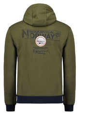 Geographical Norway Sweater Hood Sport City Urban Green Men