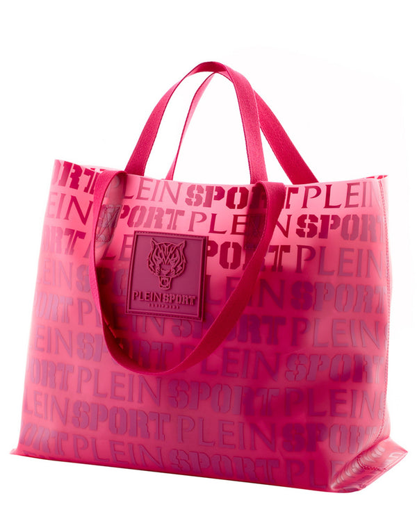 Plein Sport Large Tote Coral Viola Donna