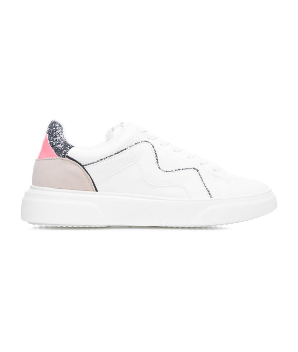 Manila Grace Sneakers Low Top White Synthetic Leather