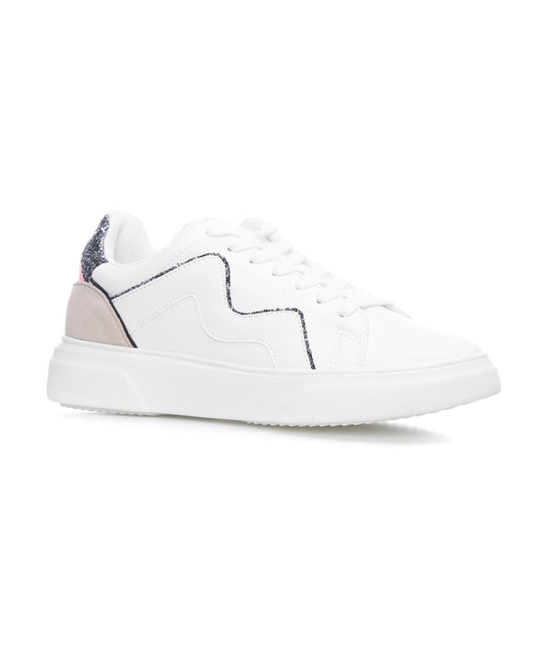 Manila Grace Sneakers Low Top Bianco Pelle Sintetica-2
