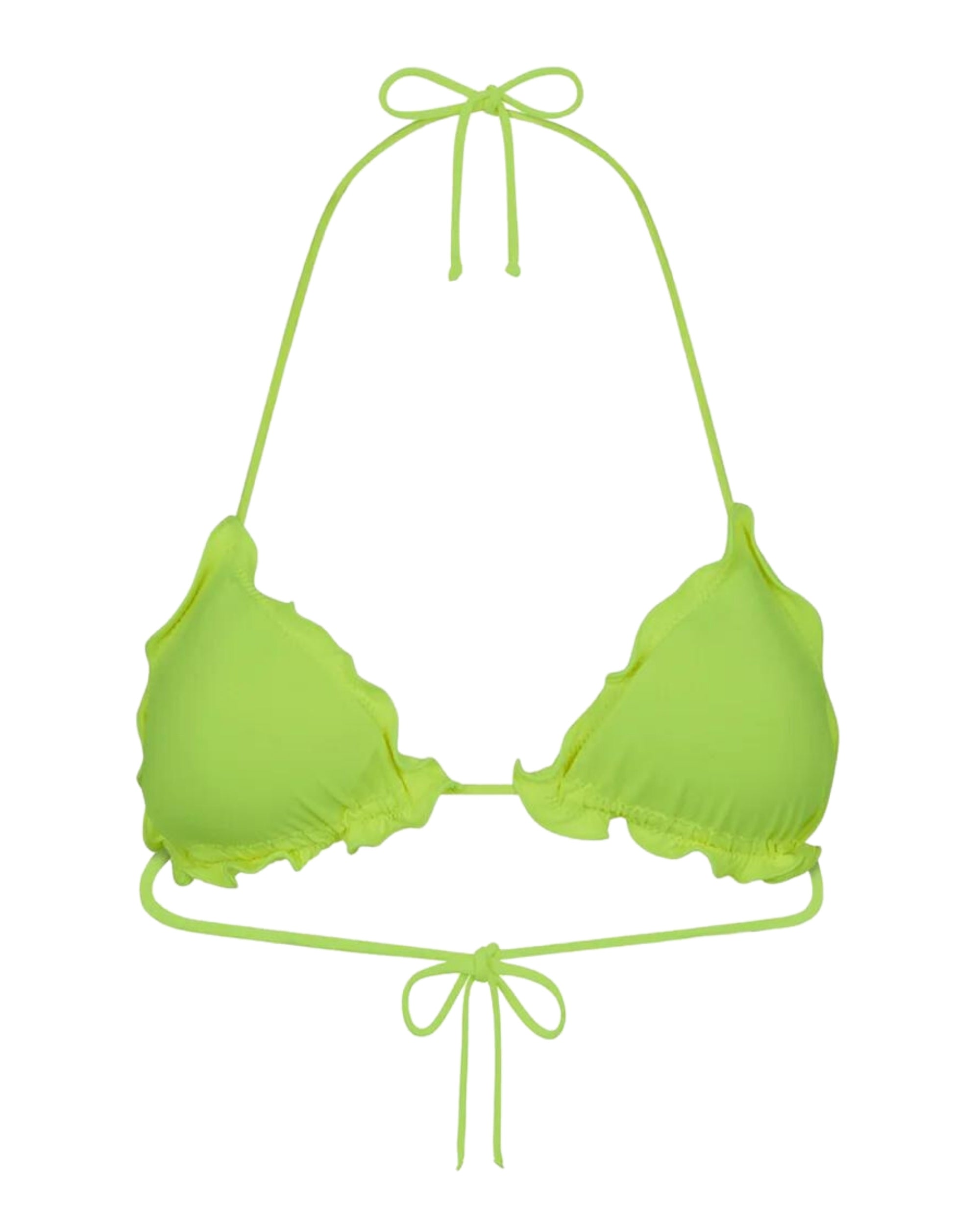 Mefui Triangle Bra Frou Frou Yellow Women