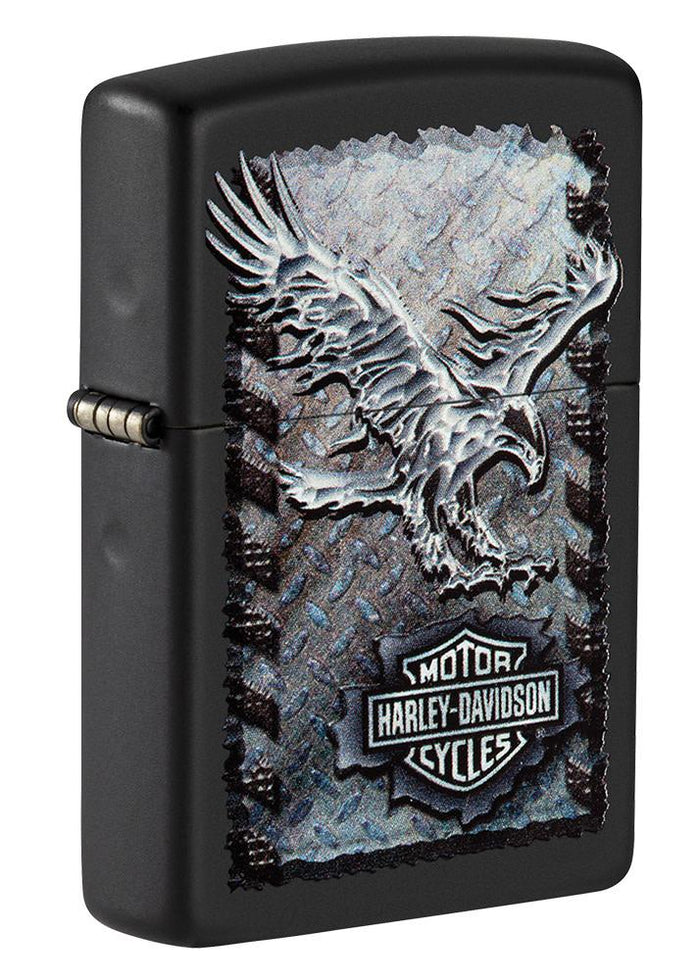 Zippo Harley Davidson Eagle Shield Black Unisex 1