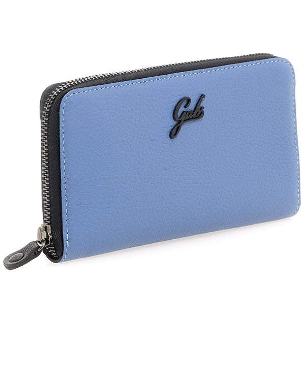 Gabs Zip Around Coin Purse Card Holder Blue Women