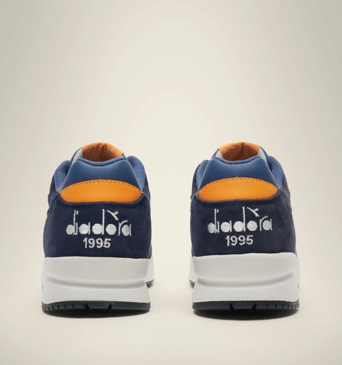 Diadora Heritage Sneakers Eclipse Premium Tela e Pelle Blu 3